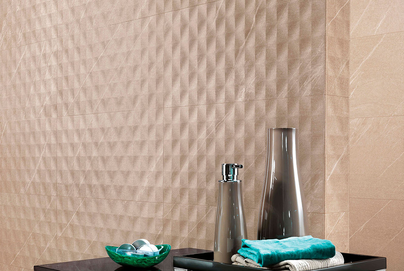 Керамическая плитка Marvel Deser Beige 40x80, Marvel 3D Mesh Desert Beige 40x80